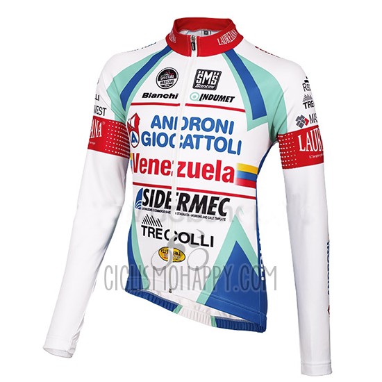 Androni Giocattoli Cycling Jersey Bib Tight 2014 Men Long Sleeve White